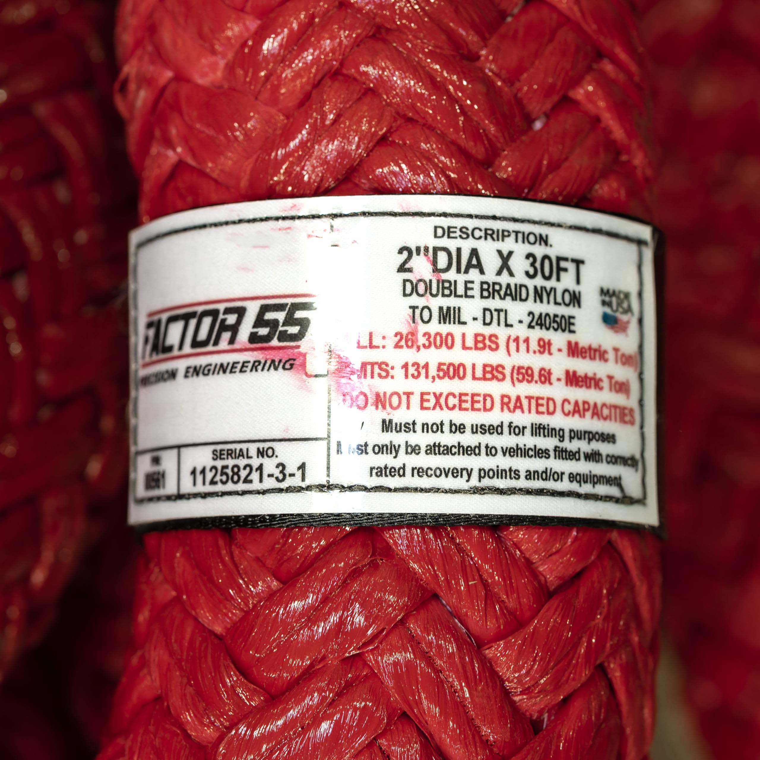 Factor 55 Extreme Duty Kinetic Energy Recovery Rope, 2