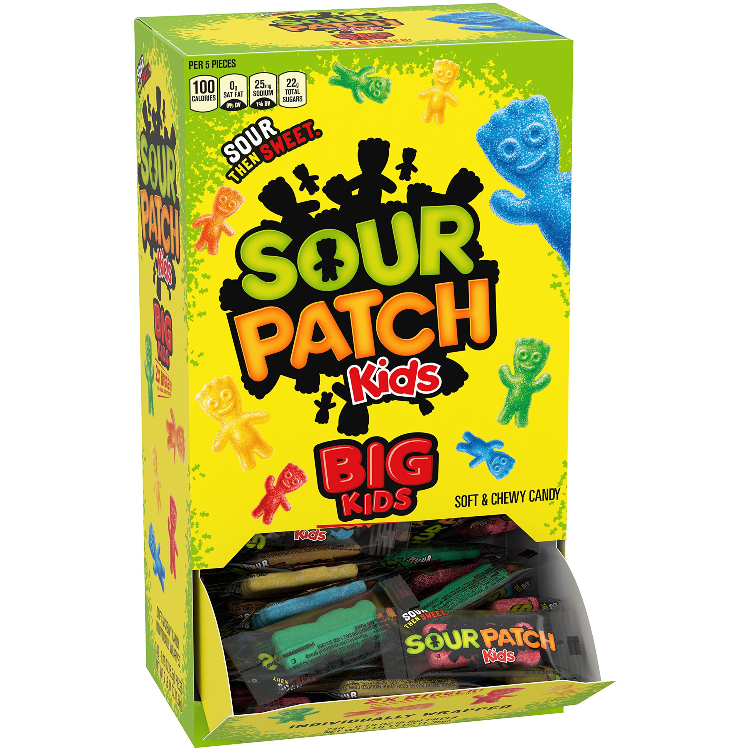 Buy SOUR PATCH KIDS Big Individually Wrapped Soft & Chewy Candy, School