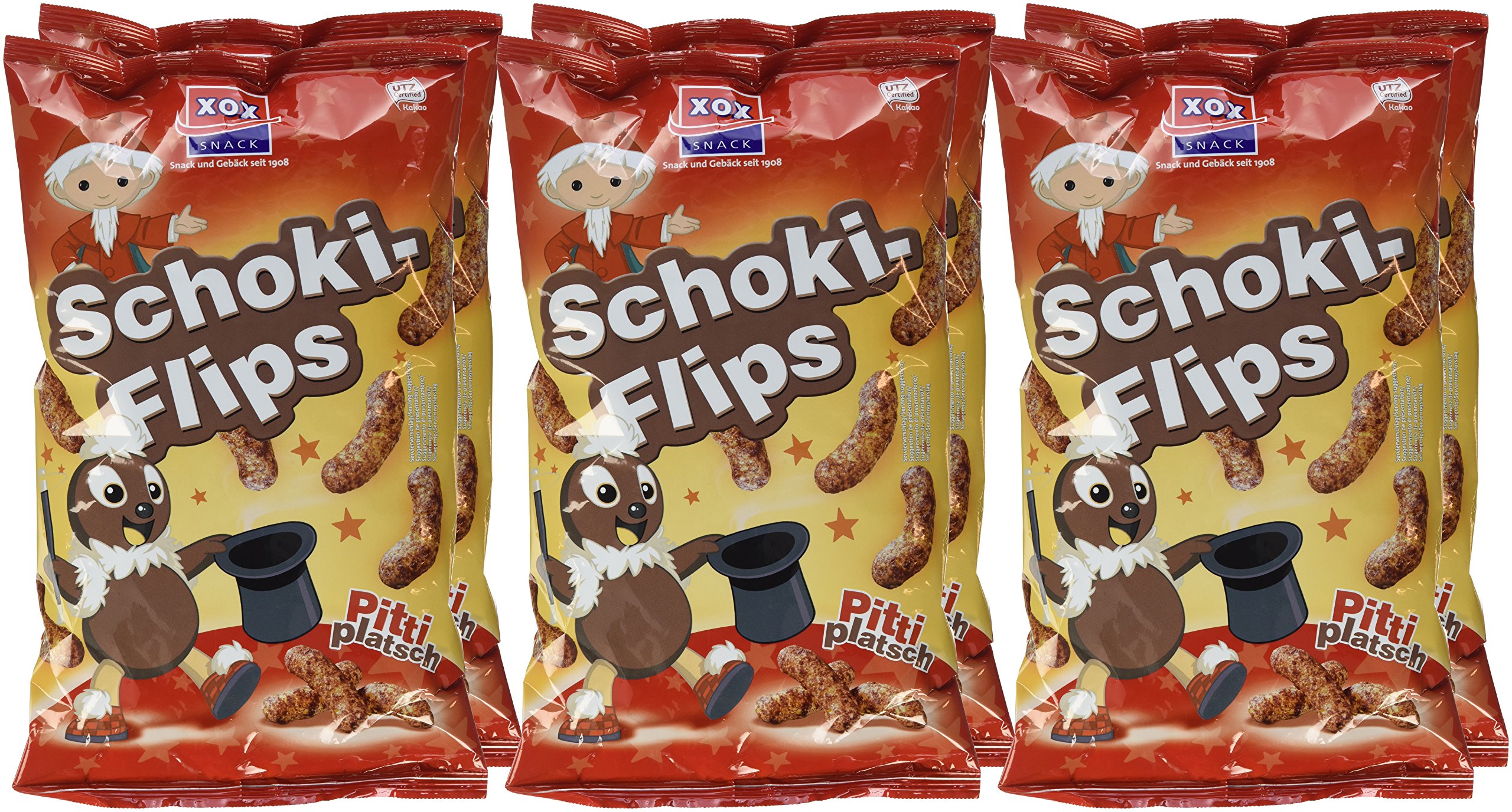 XOX Sandmännchen Schoki-Flips, 6er Pack (6 x 125 g)