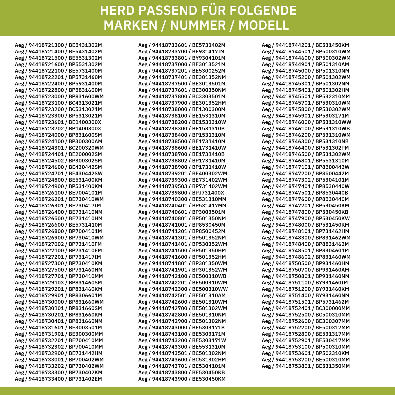 eVendix Haltegitterset 405549214/6 Links rechts für Backbleche und Roste Backofen