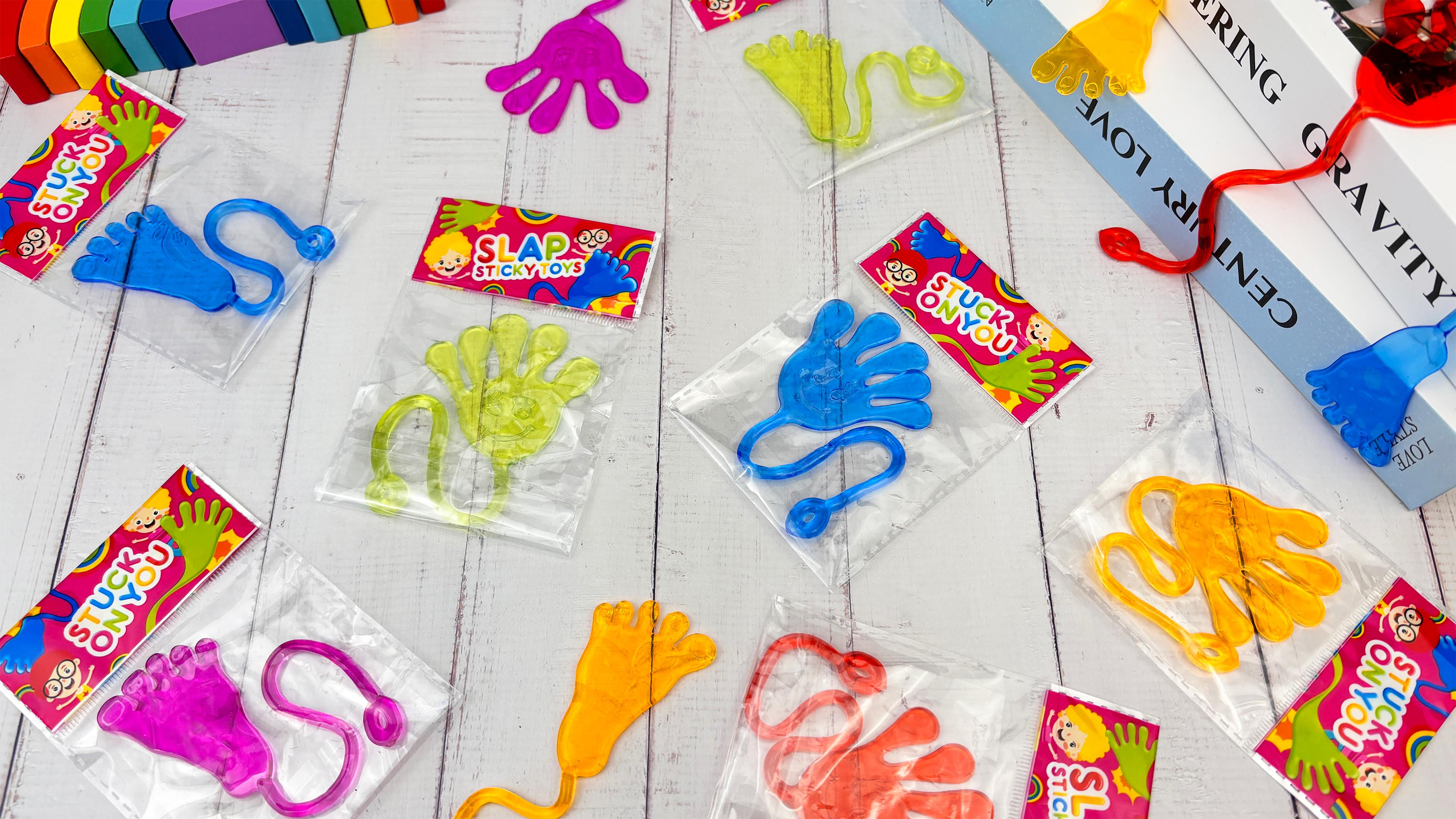 Amazon.com: Large Sticky Hands & Feet Party Favors Supplies for