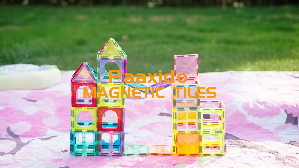 Amazon.com: Paaxido Magnetic Tiles, 100PCS Magnetic Blocks Set, 4D