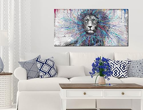 Miniatura 2 de GUGIKA Arte de pared de avión para sala de estar, arte abstracto de pared para oficina, arte de pared grande para dormitorio, imágenes de impresión