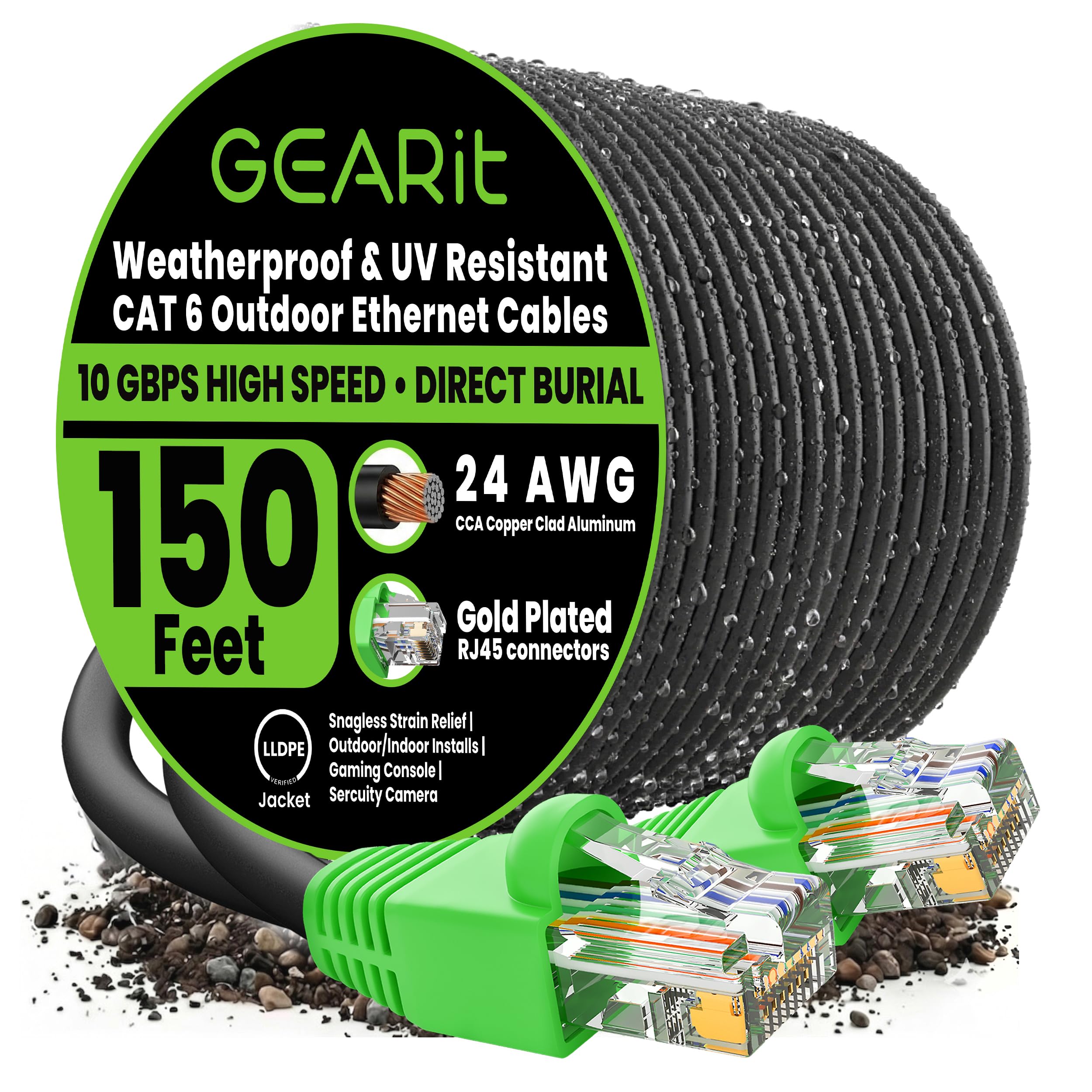 GEARit Cat6 Ethernet Cable 150ft