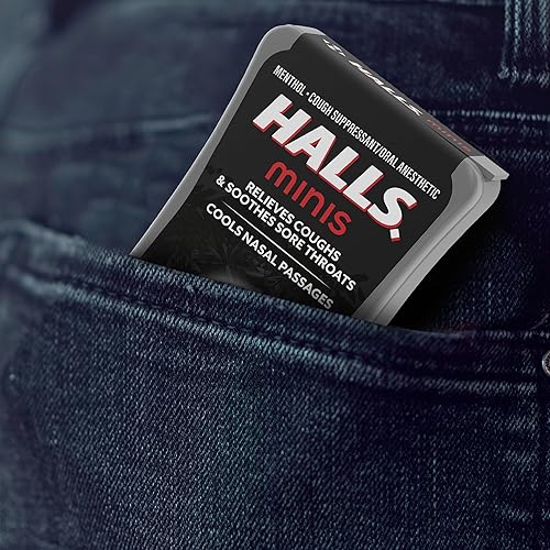 Miniatura 5 de Halls Minis - Gotas para la tos sin azúcar, sabor a cereza, 24 gotas