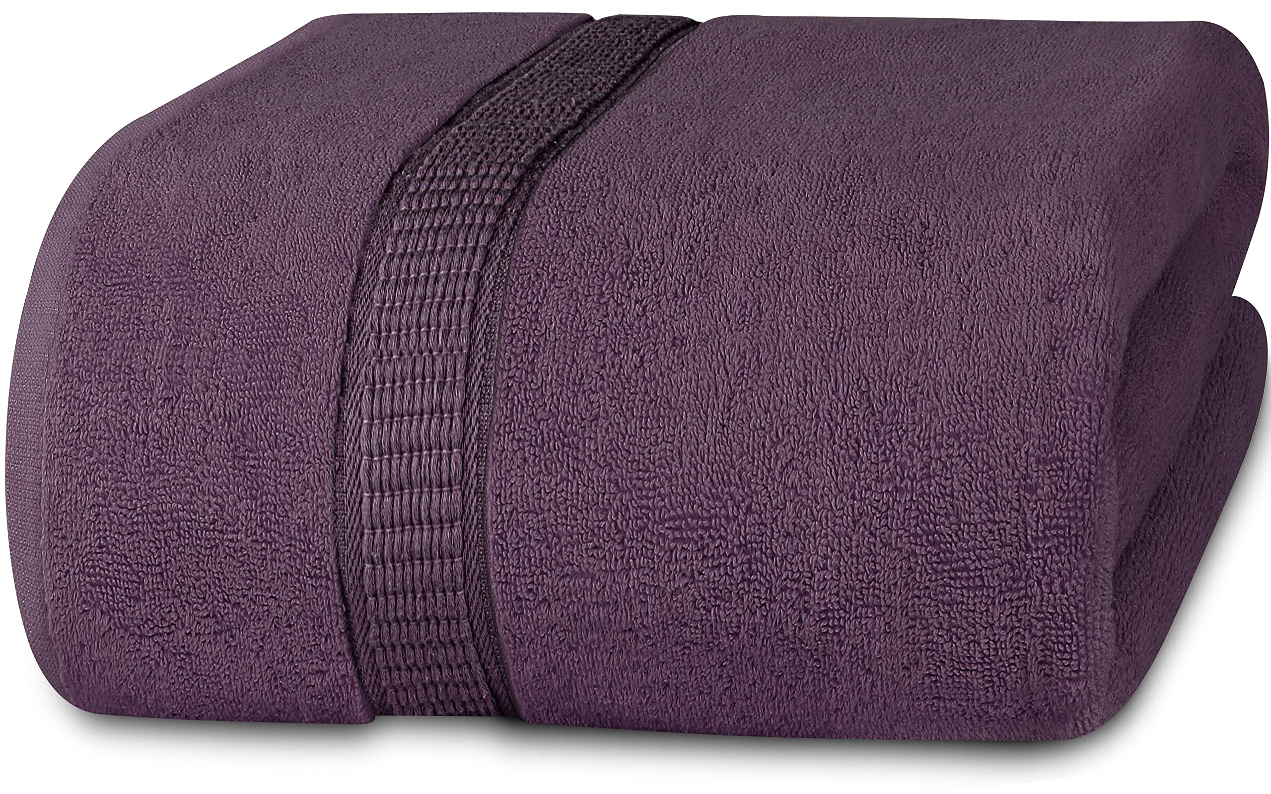 Soft Cotton Extra Large Machine Towels - 89 by 178 Centimetres Bath Towel (Plum) – by Utopia Towels