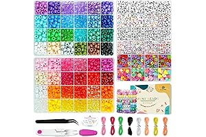 Dowsabel Bracelet Making Kit: Craft Supplies for Kids Ages 6 and Up