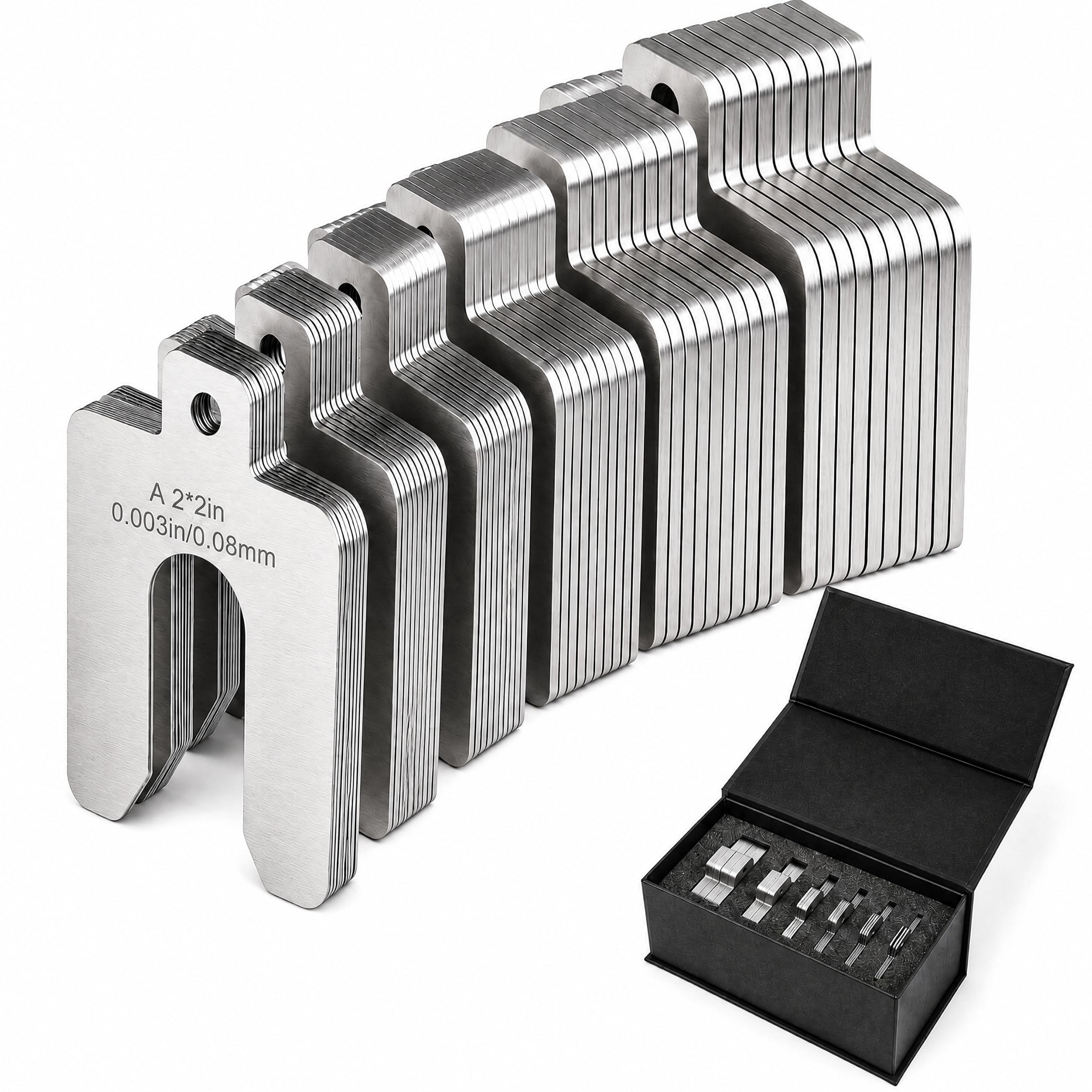 304 Stainless Steel Shim Kit - 60 Piece -1