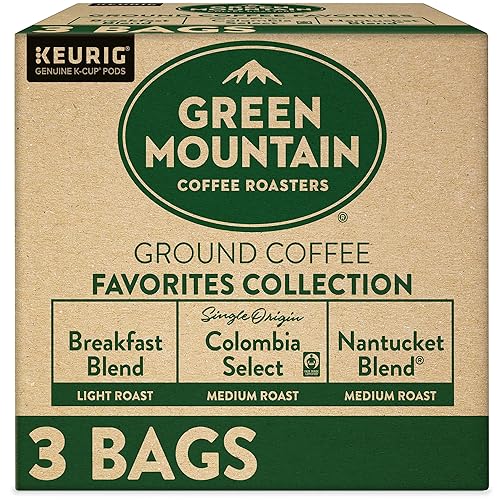 Miniatura 1 de Green Mountain Coffee Roasters - Mezcla de desayuno, café molido, tostado ligero, empaquetado