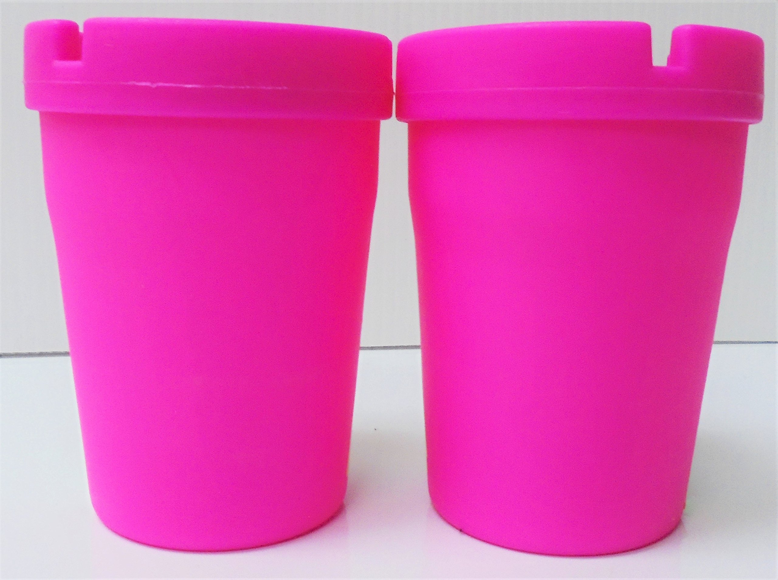 2-Pink Cigarette Ashtray, ASH1E-2P