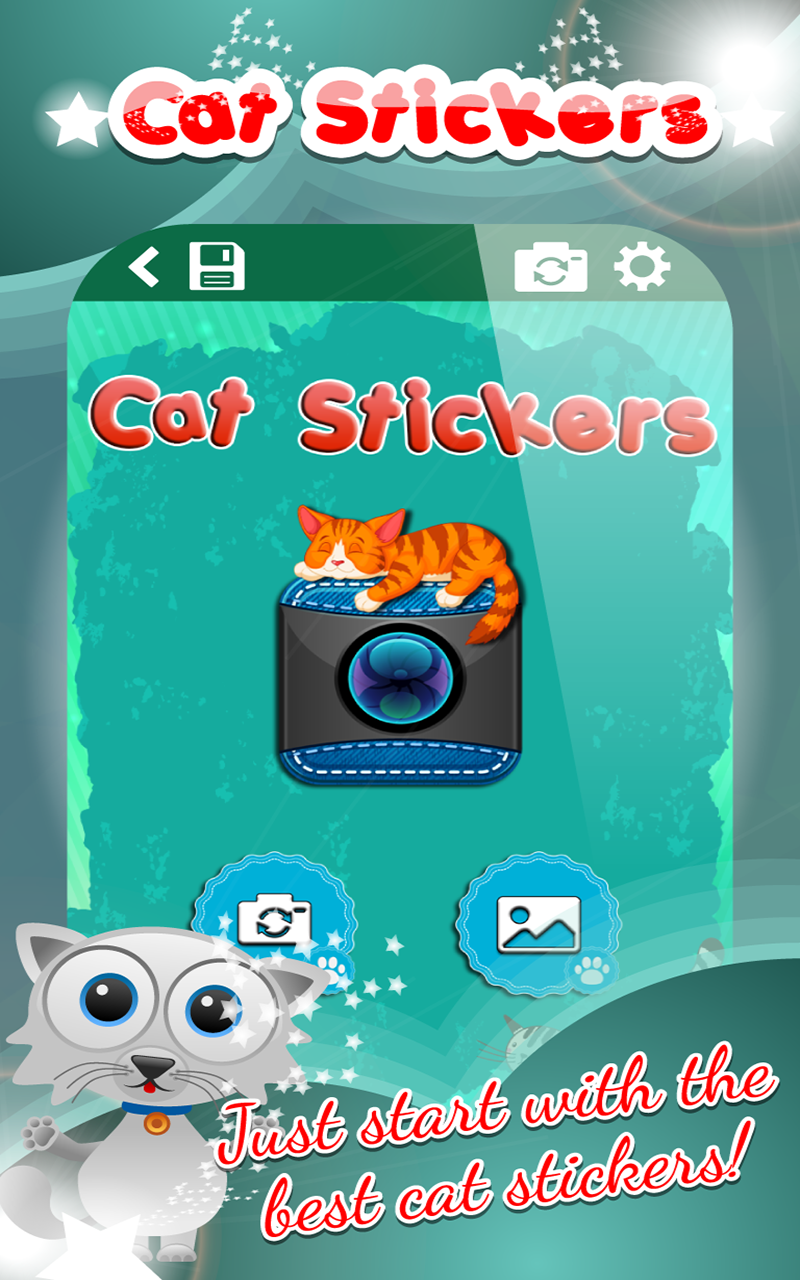 My Cat Photo Stickers App on Amazon Appstore
