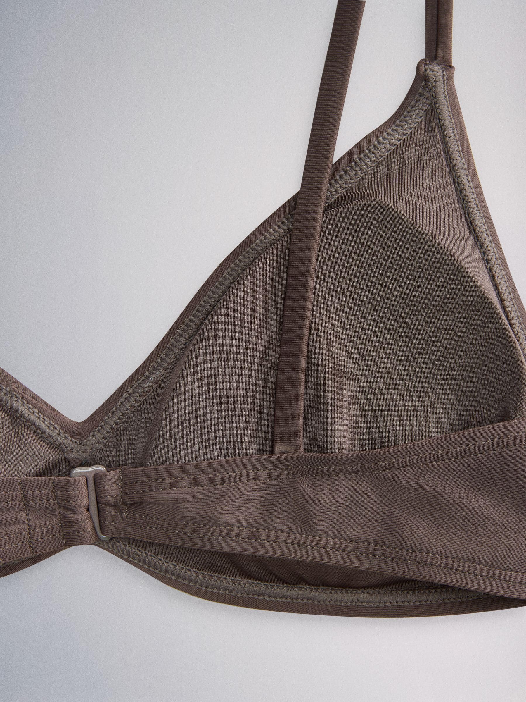 THE SET Donne Confezione da 3 Top Bikini a Triangolo Sagomato | Adulto, Triangle, Mid Rise, Pull On, Lavabile in lavatrice