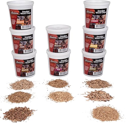 Miniatura 8 de Camerons Virutas de madera natural extrafinas para barbacoa, manzana, cereza, borbón, roble, nogal, arce, nuez, mezquite (8 pintas), virutas de