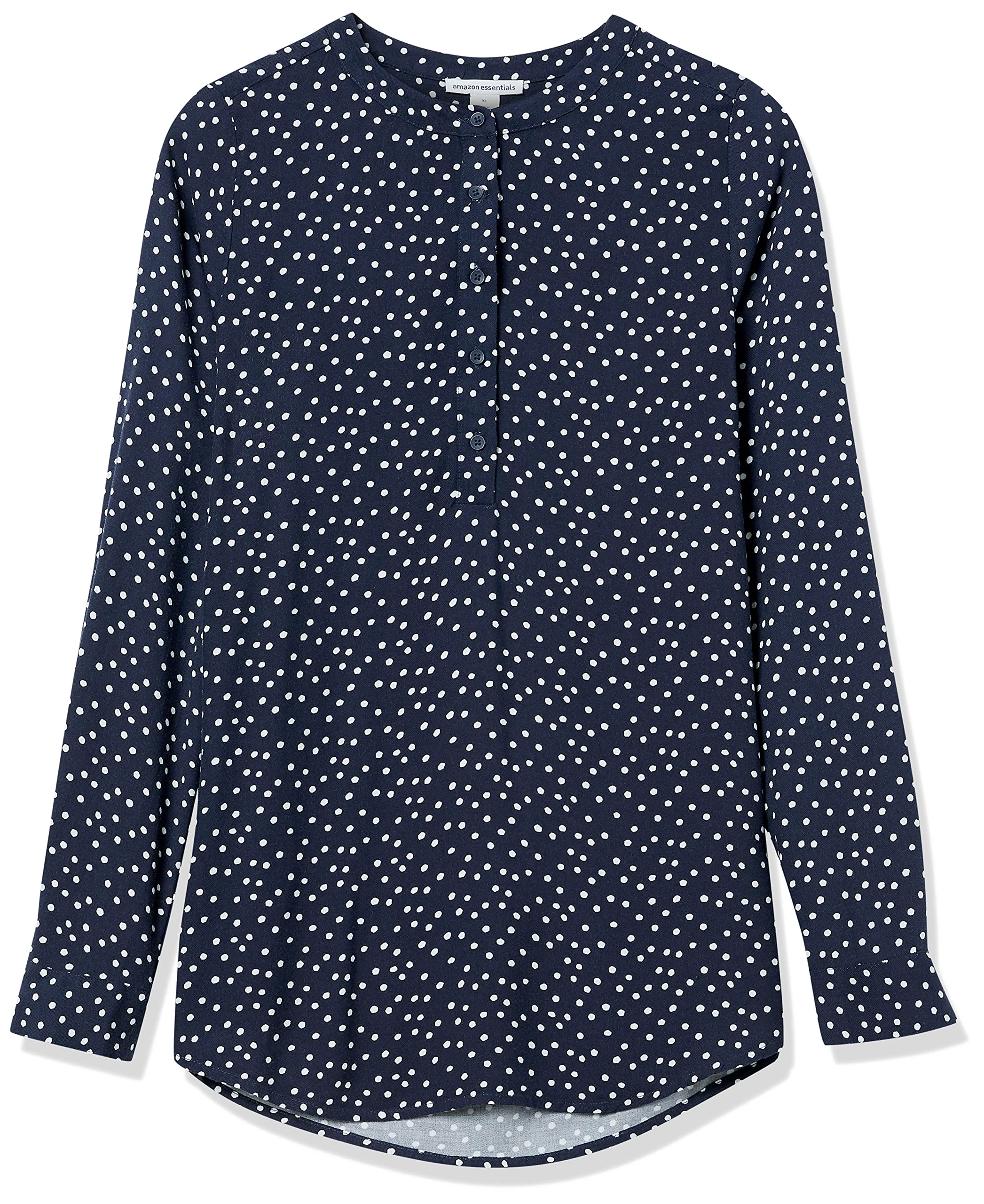 Amazon Essentials Camicetta in Tessuto a Maniche Lunghe Donna
