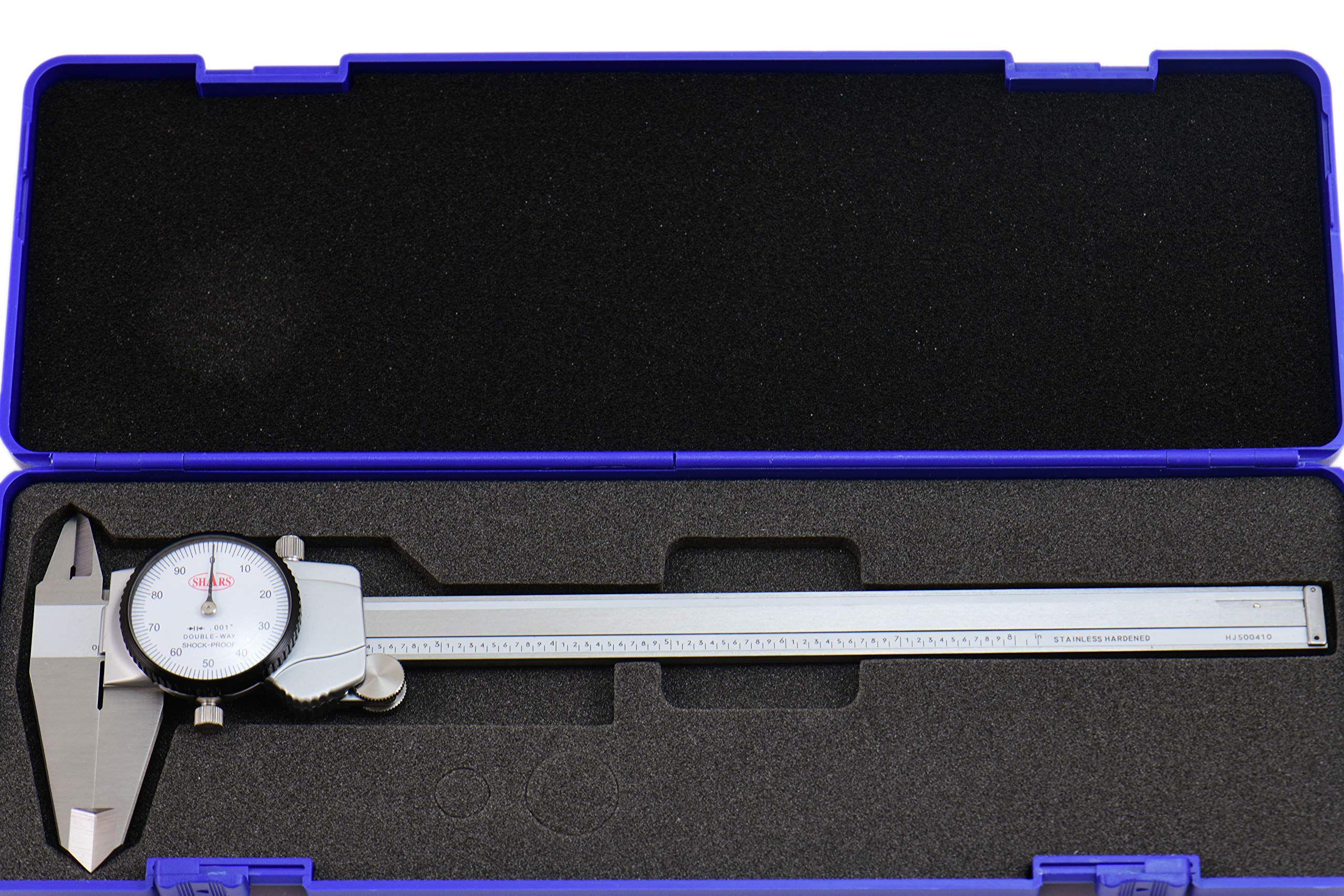 Shars 0-8 pollici Campo di Misura In Acciaio Inox Antiurto Quadrante Calibro Serie Premium, 0 "Graduazione 303-1316 S}