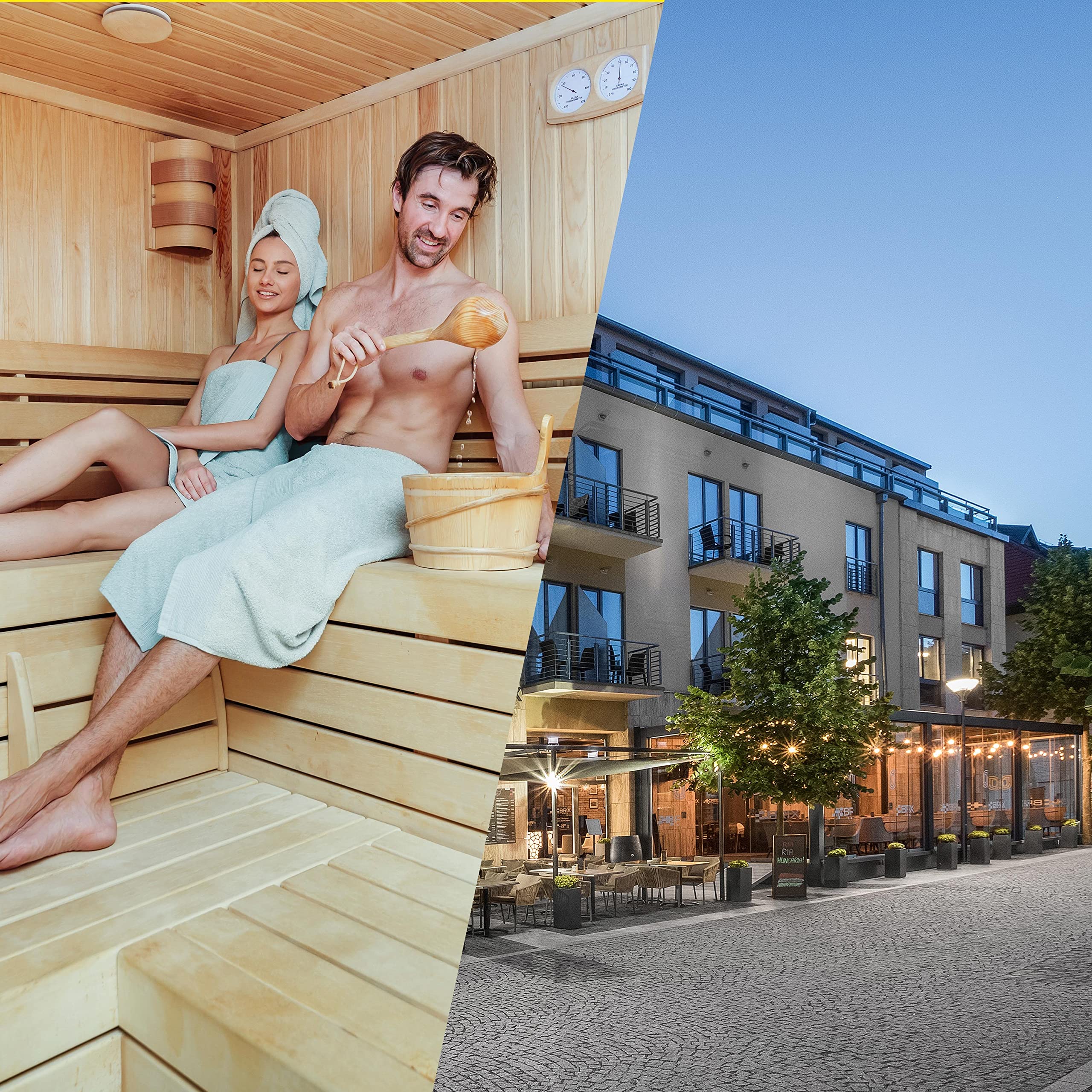 JOCHEN SCHWEIZER Geschenkbox Wellness & Urlaub, an ca. 180 Orten, Hotel-Gutschein für 2 Personen