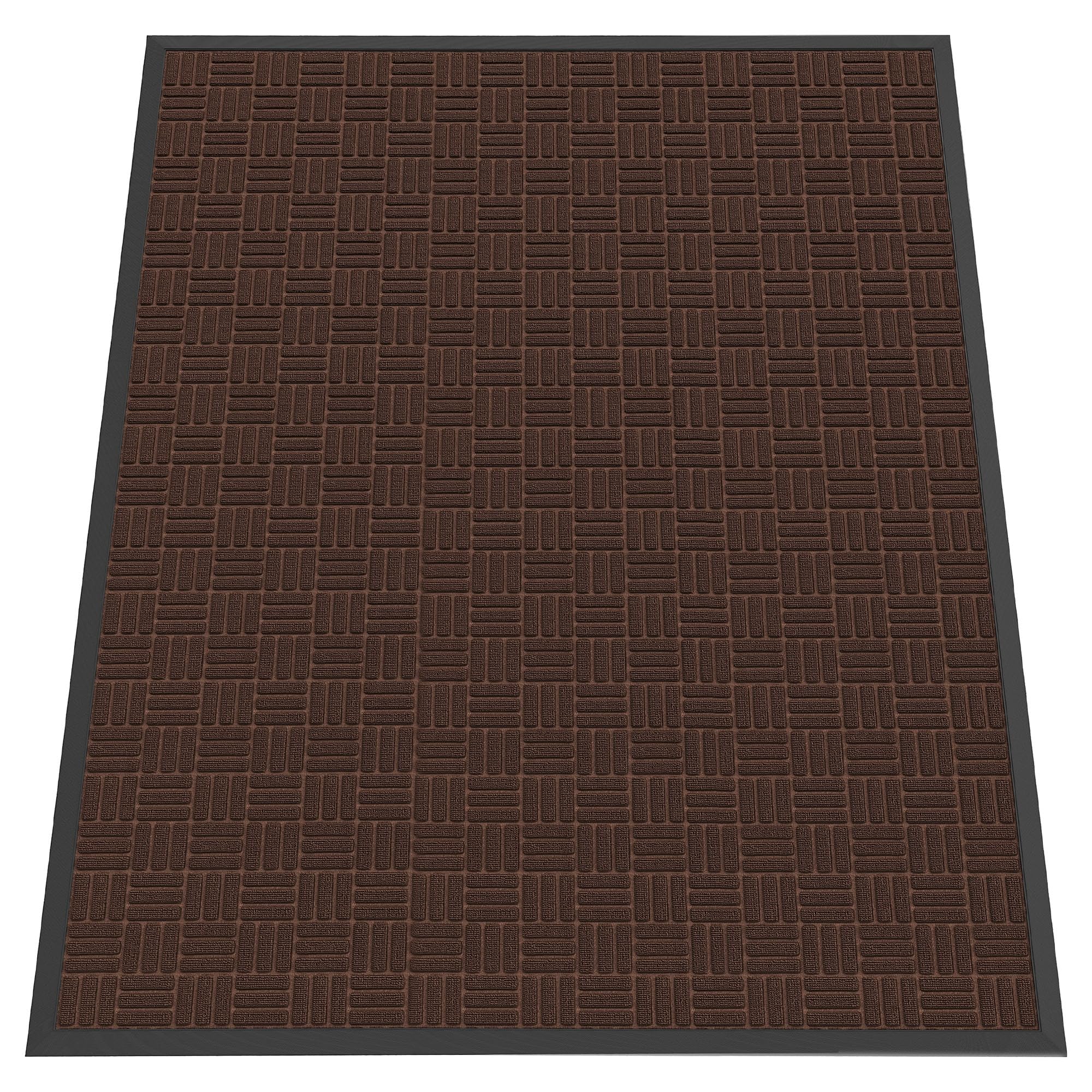 Black Doormat - 5'x3' Indoor Outdoor Entry Mat -22