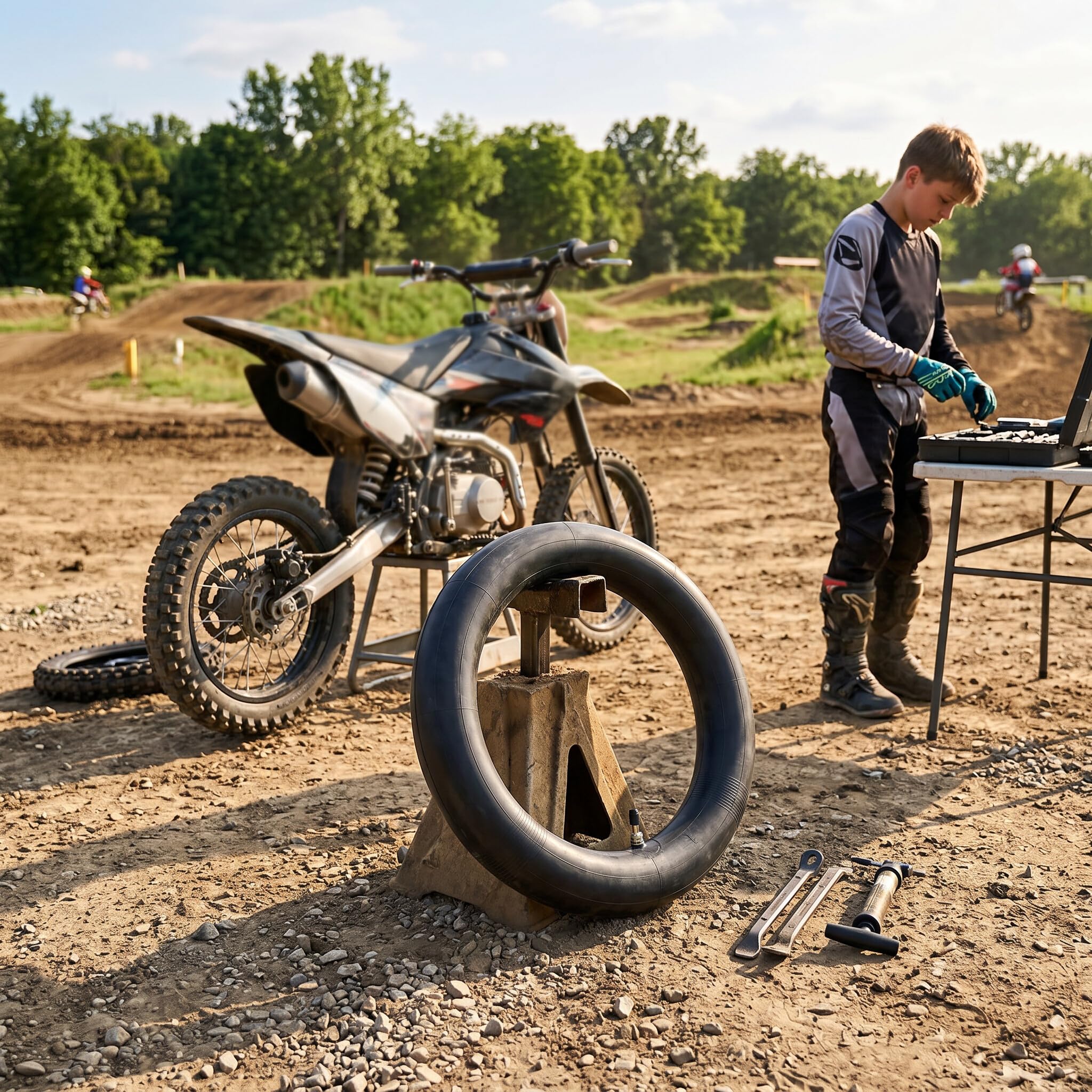 Camera D'aria per Pneumatici in Gomma 2.5 2.75 14 60 100 14 per Dirt Pit Bike