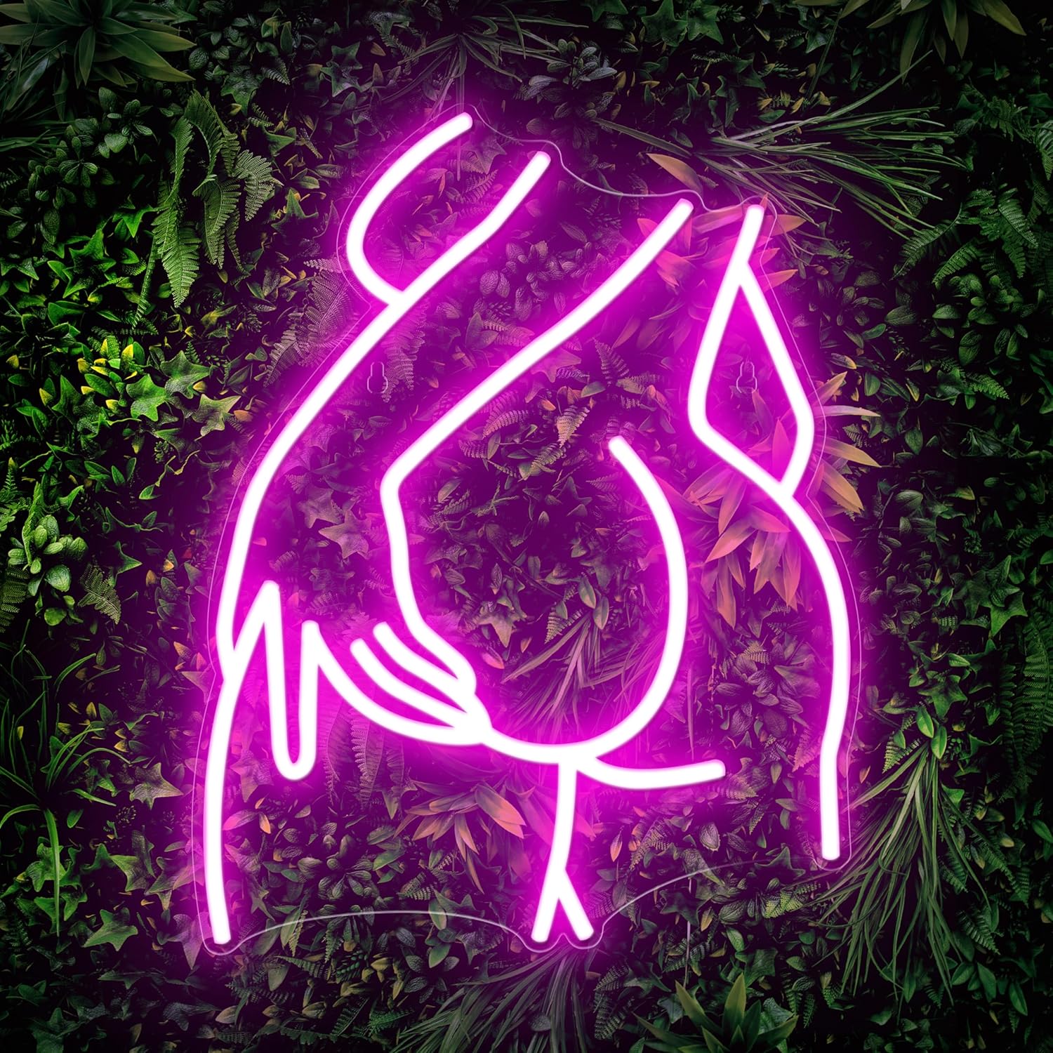Kavaas Lady Neon Sign 15.7" x 12.6" - Pink LED Lady Back Neon Signs for Wall Decor | Neon Light Sign for Bedroom, Party, Bar, Man Cave (Style - LB4) LadyBody4_Pink