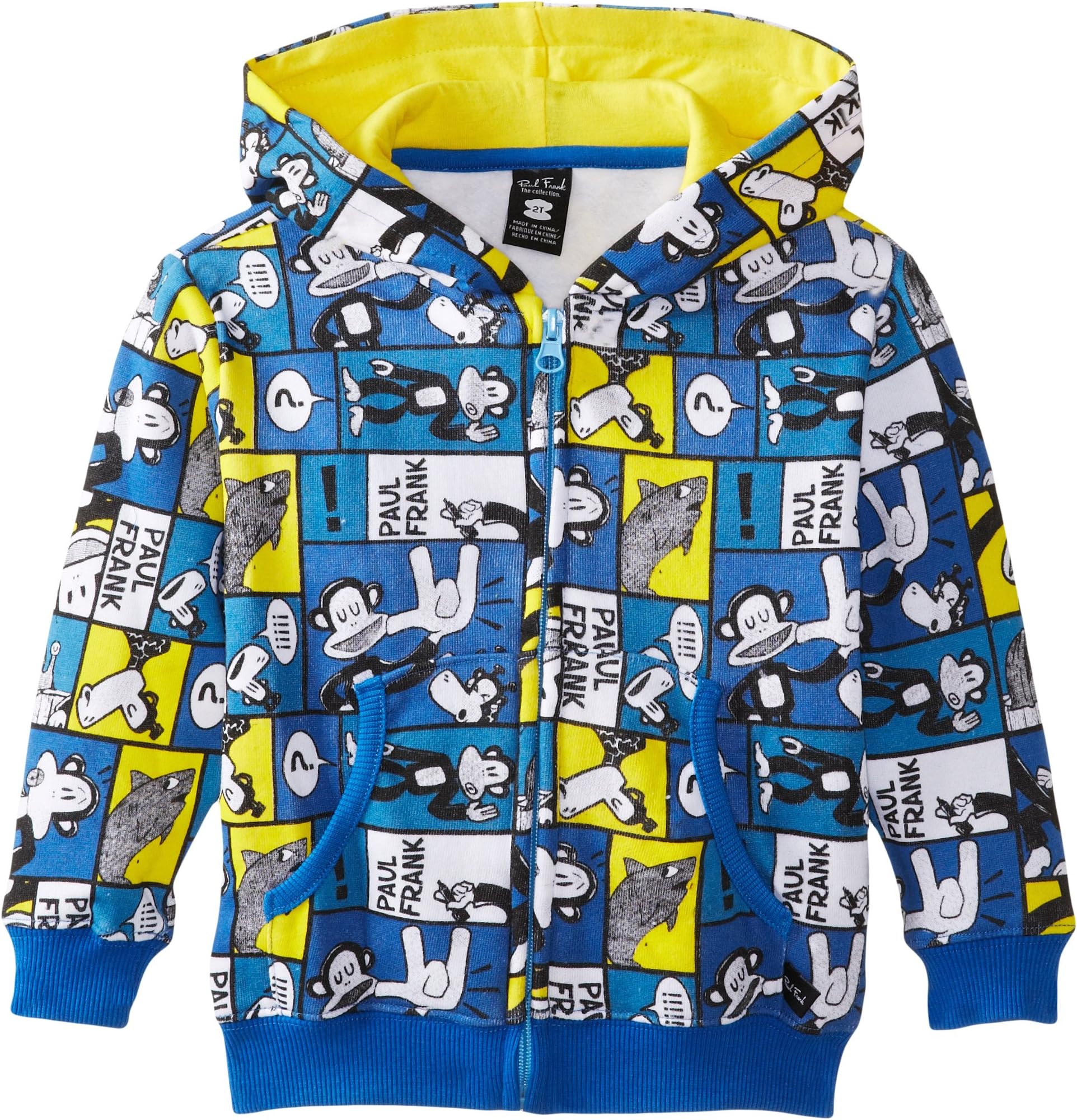 Paul Frank Boys' Comic Strip Hoodie