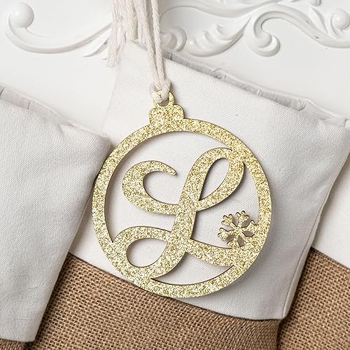 Etiquetas de letras de madera personalizadas con nombre para medias de Navidad, letras personalizadas, recorte moderno, rústico, familia, Navidad,