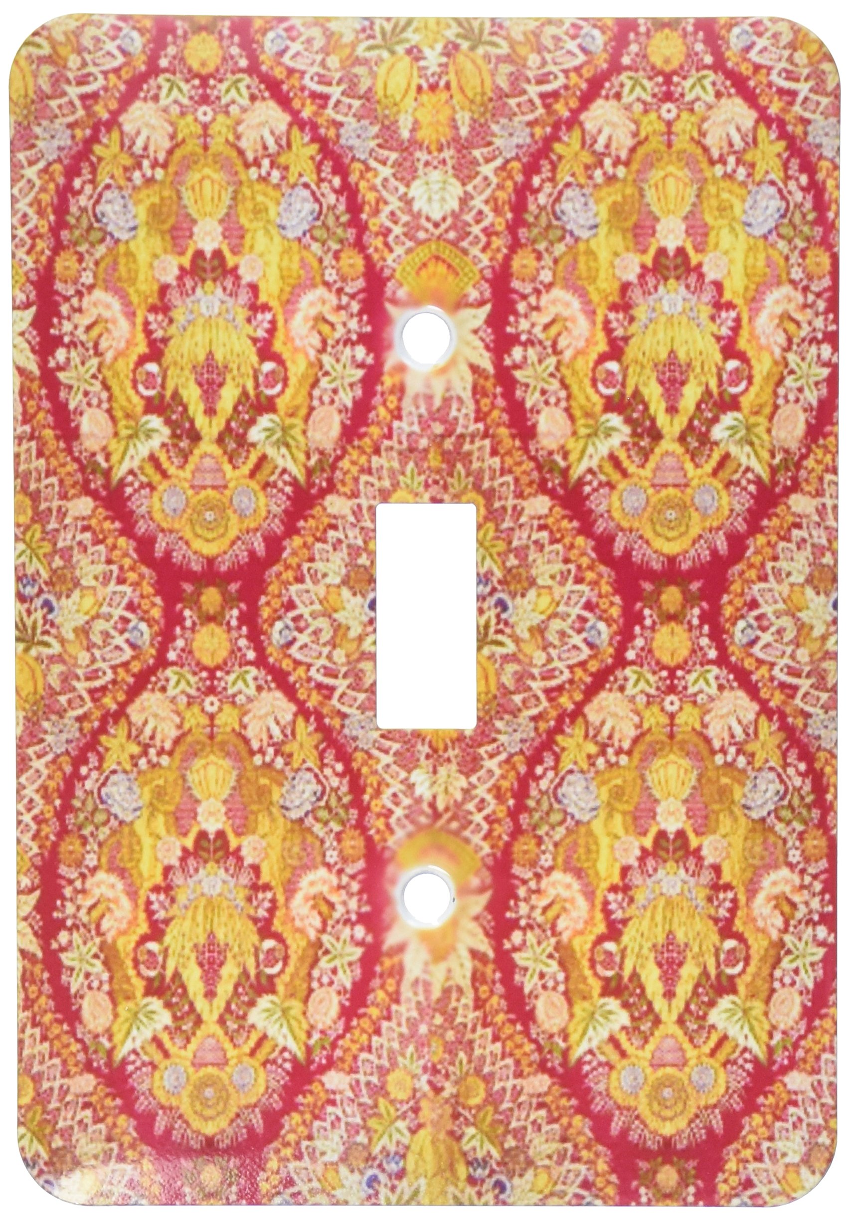 Interrupteur tissu français 1850 rouge doré prestige unique