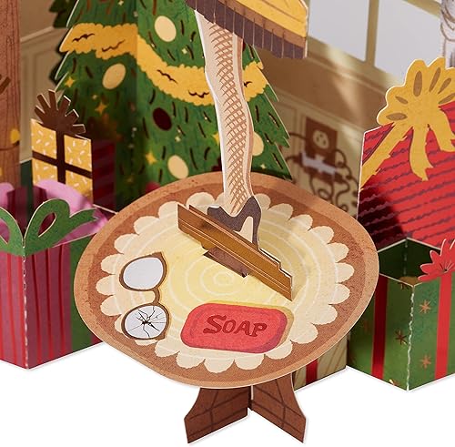 Miniatura 5 de American Greetings Tarjeta de Navidad desplegable A Christmas Story (un verdadero ganador) Un verdadero ganador, una historia de Navidad,Bienvenida