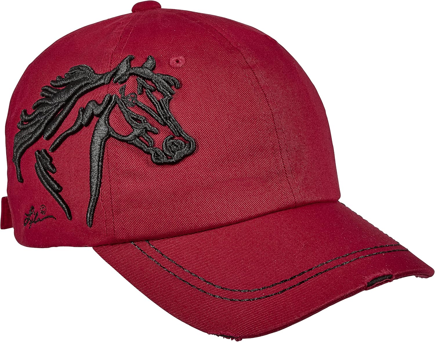AWST Int'l Lila 3D Horse Head Cap