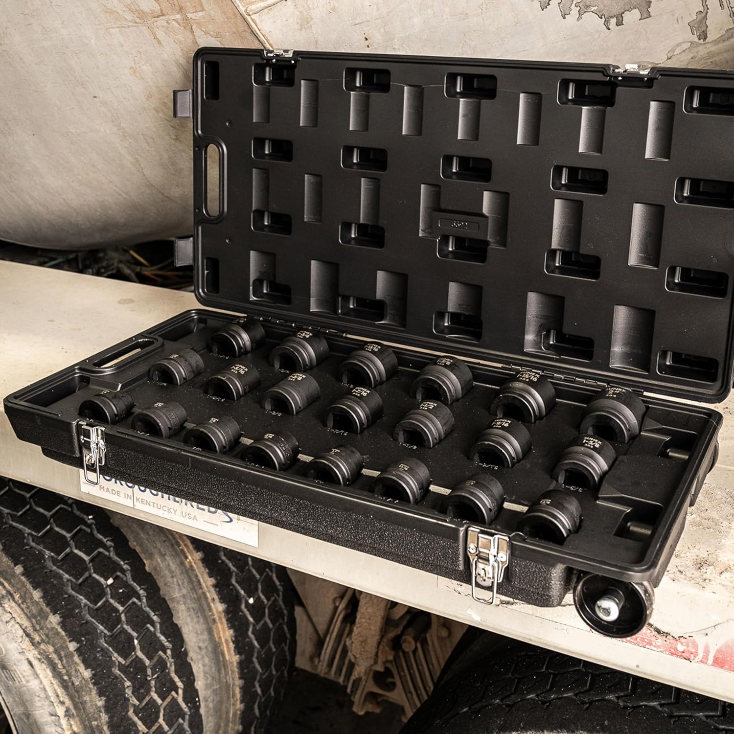 Sunex 5692 1-Inch Drive Fractional SAE 3/4-Inch to 2-Inch Impact Socket Set, 21 piece