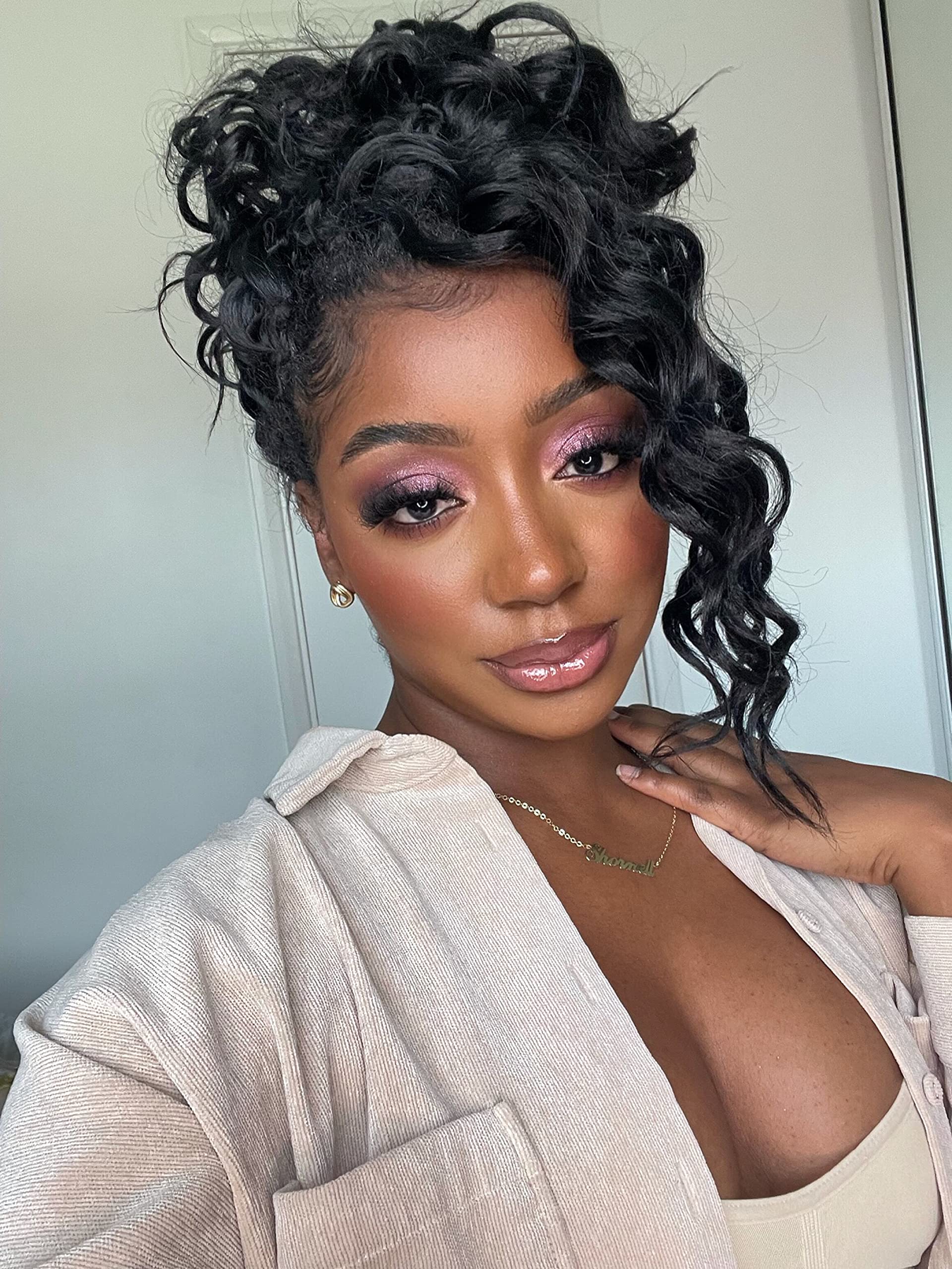 Buy Pelokaa Ocean Wave Crochet Hair 9 Inch 8packs Natural Black Ocean