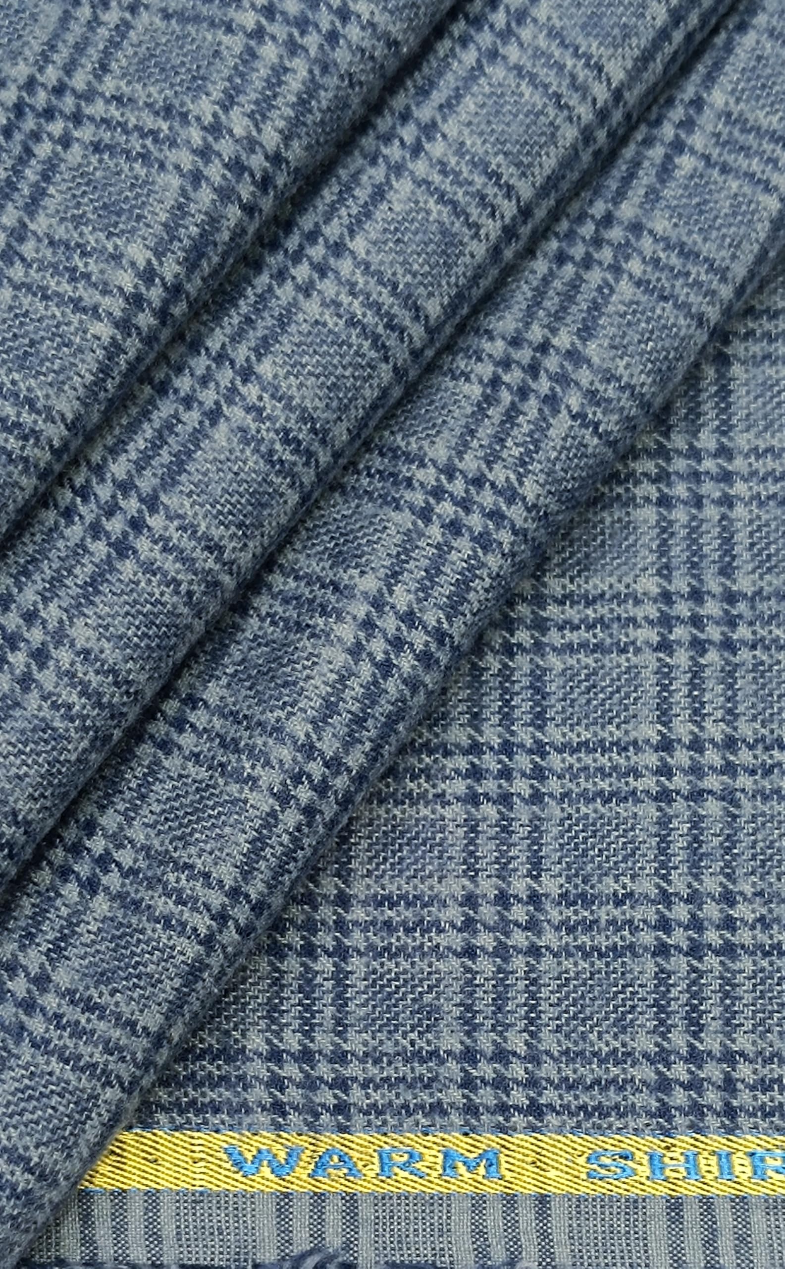 Raymond Warm Shirting Fabric for Men 49% Cotton 51% Spun Soft Winter Flannel Material Green & Black Checked 1.70meter Lenth 19 Colours & Designs Available (16)-image-36