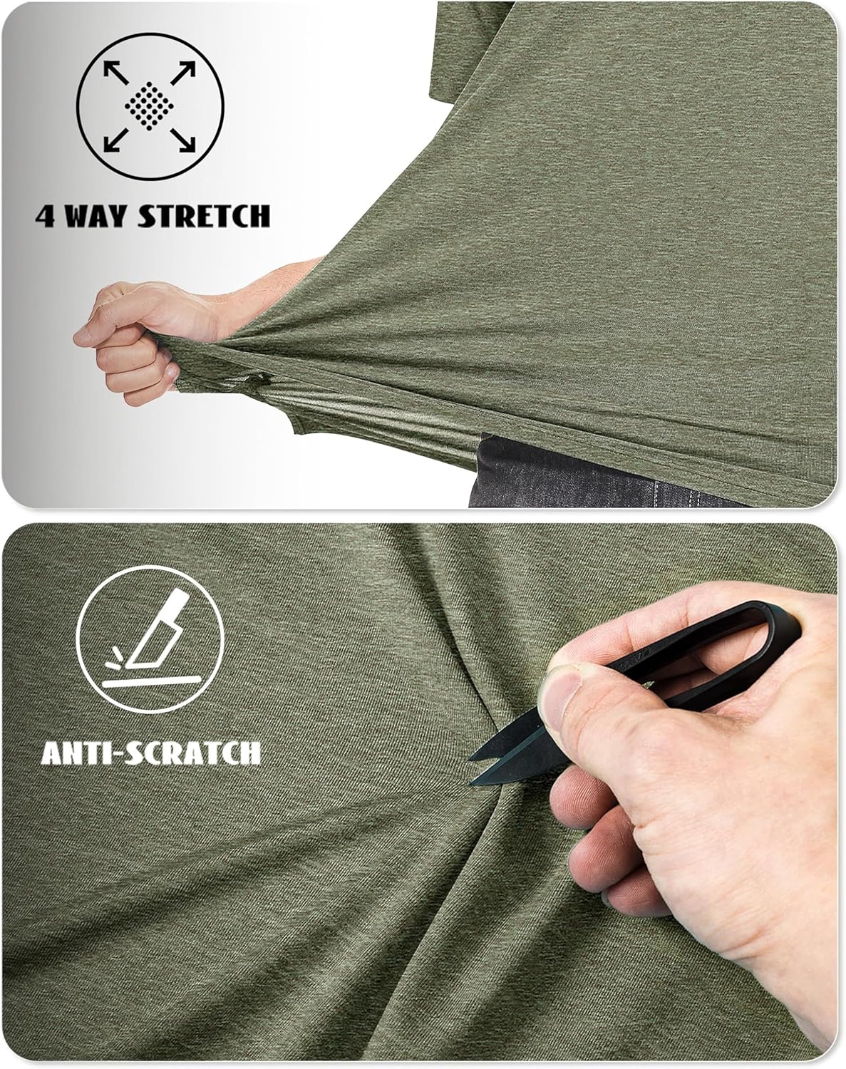 MAGCOMSEN Men's Short Sleeve Polo Golf Shirts 3-Button Moisture Wicking Athletic T-Shirts Casual Collared Shirt - Image 5