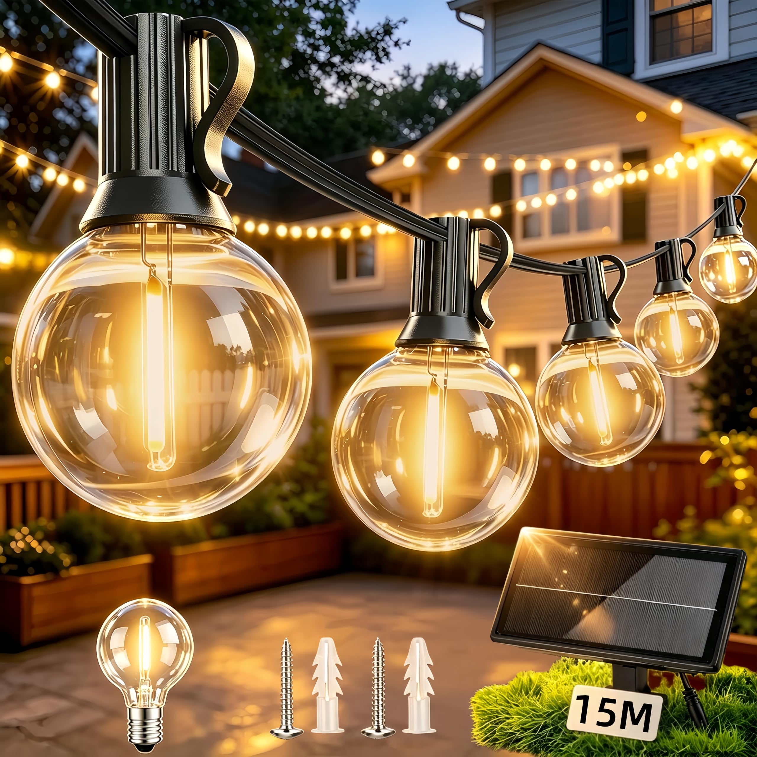 LaPitio Solar Lichterkette Outdoor