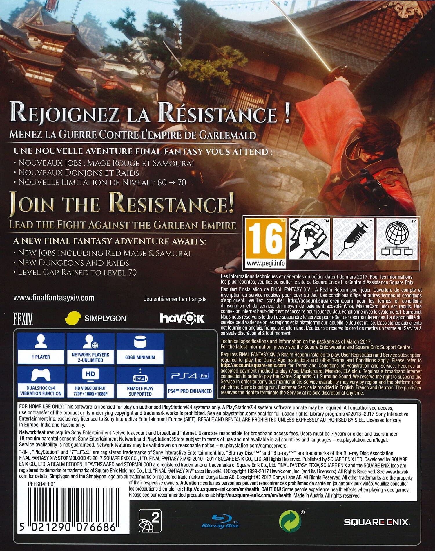 PS4 - Final Fantasy XIV - Stormblood (1 GRY)