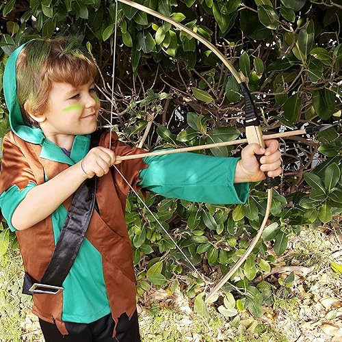 Miniatura 6 de Skylety 20 Pieces Wooden Arrows for Archery Soft Rubber Wooden Arrow Wooden Arrows Bows Rubber Toy Arrows Outdoor Halloween Cosplay Costume