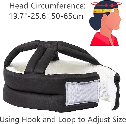 Miniatura 3 de Casco protector grueso y suave para adultos mayores, jóvenes, adultos, protector de cabeza para personas mayores, gorra de protección contra caídas,