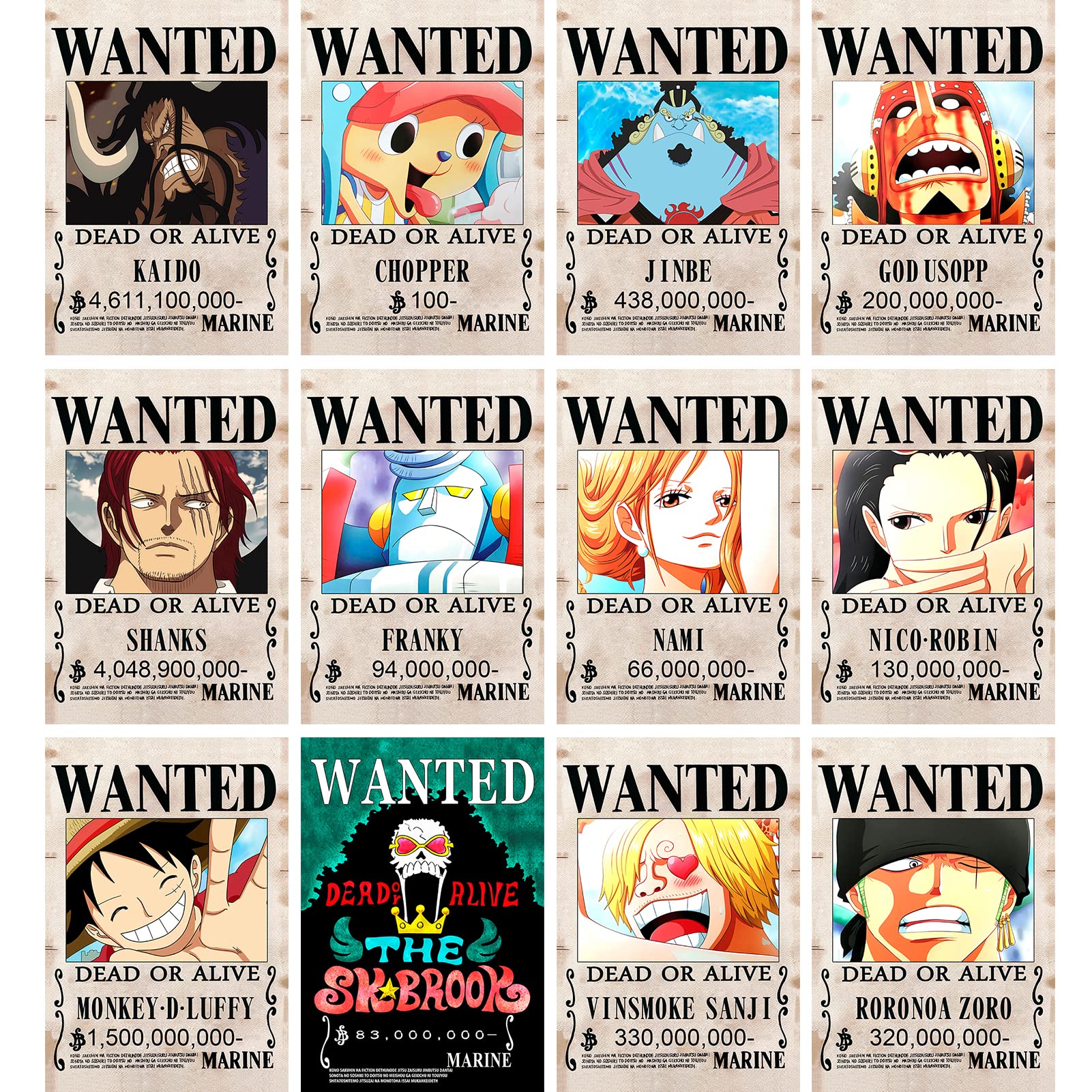 One Piece Straw Hat Pirates Wanted Poster 4k Phone Hd vrogue.co