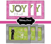 Vista 7 de Tarjetas de notas rosas y verdes Inspiradas en la hermandad Tarjeta de agradecimiento, cumpleaños y hermandad