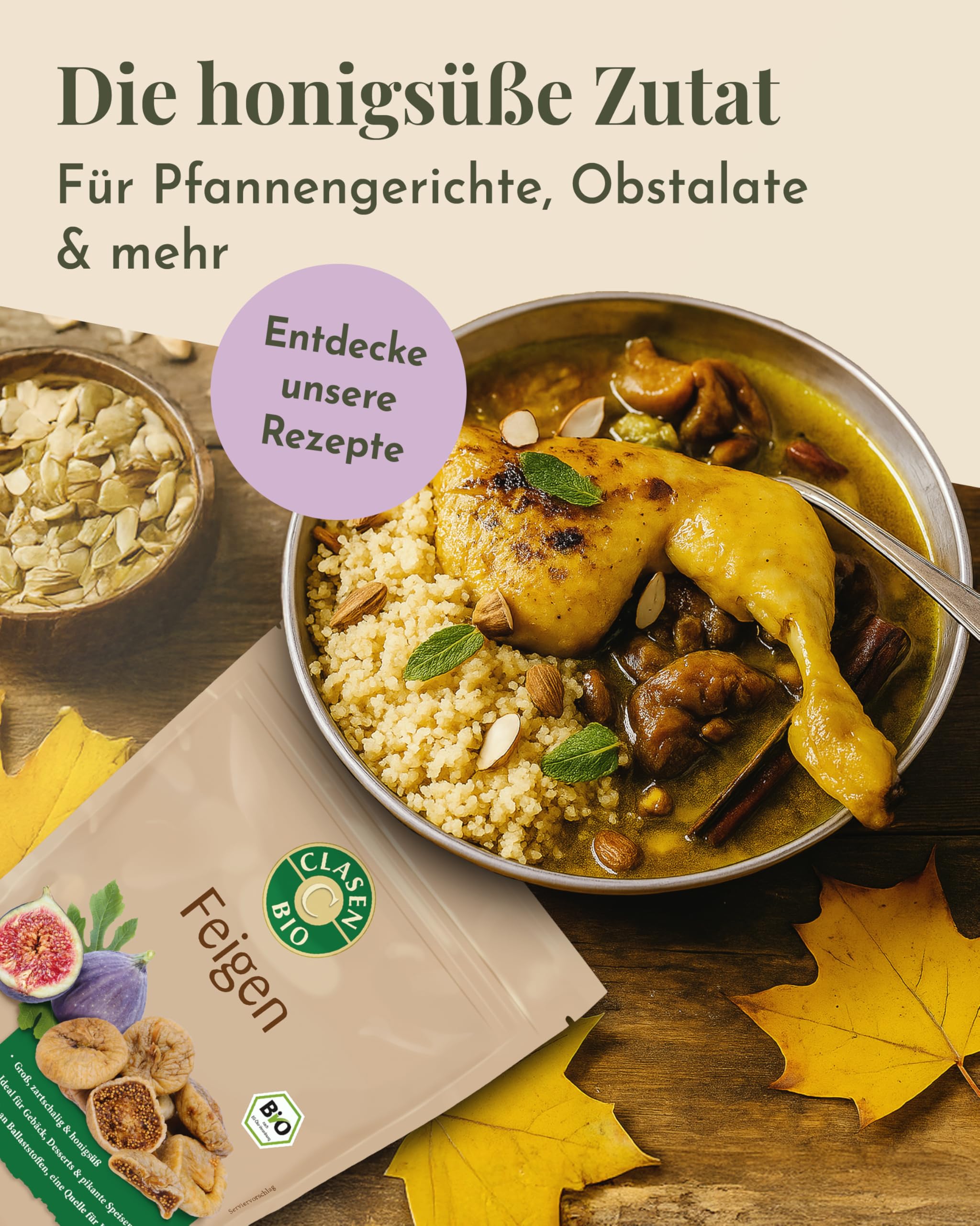 7x CLASEN BIO Feigen - 250g