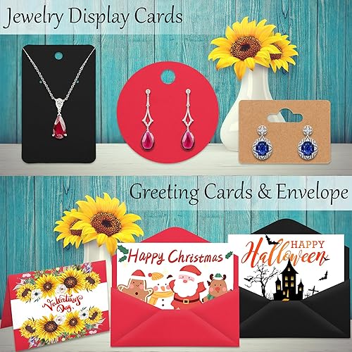 Miniatura 4 de 25 hojas de papel de cartulina roja de 8.5 x 11 pulgadas, papel grueso de 92 libras para álbumes de recortes, invitaciones, impresión y tarjetas de