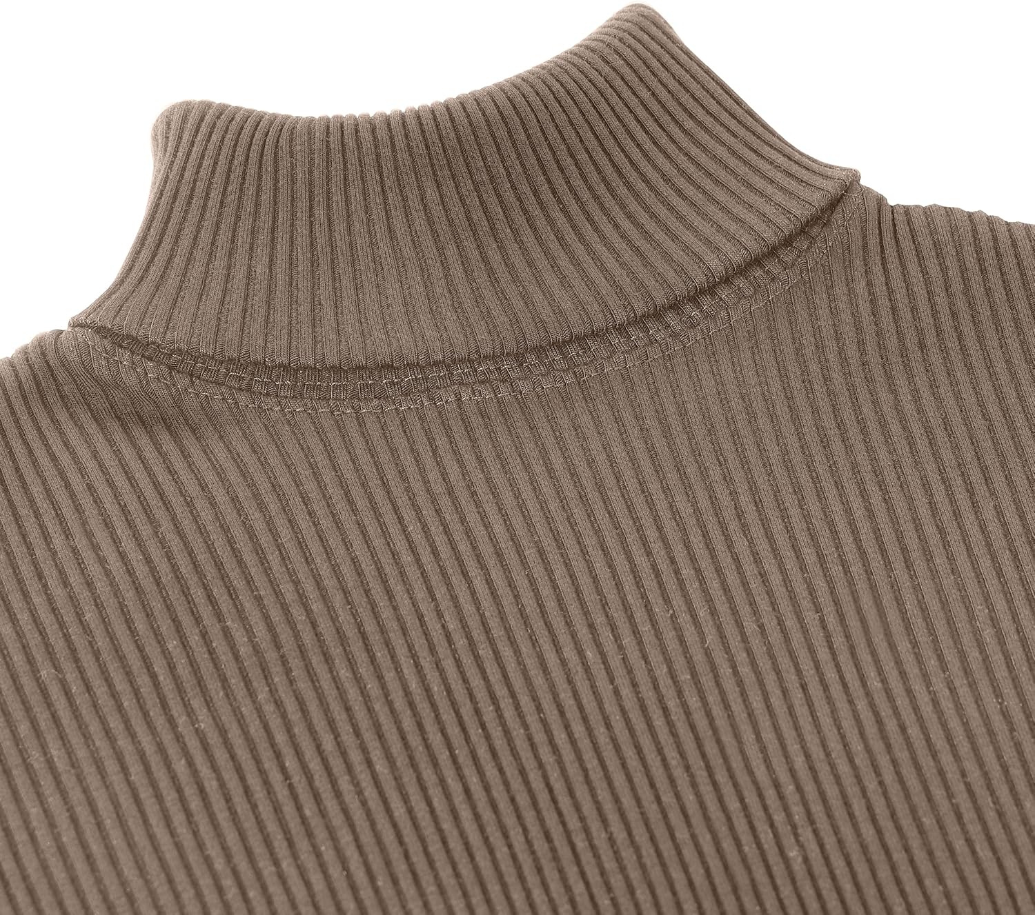 NY Threads Men's Ribbed Turtleneck Slim Fit Pullover Casual Long Sleeves Basic Top - Image 6