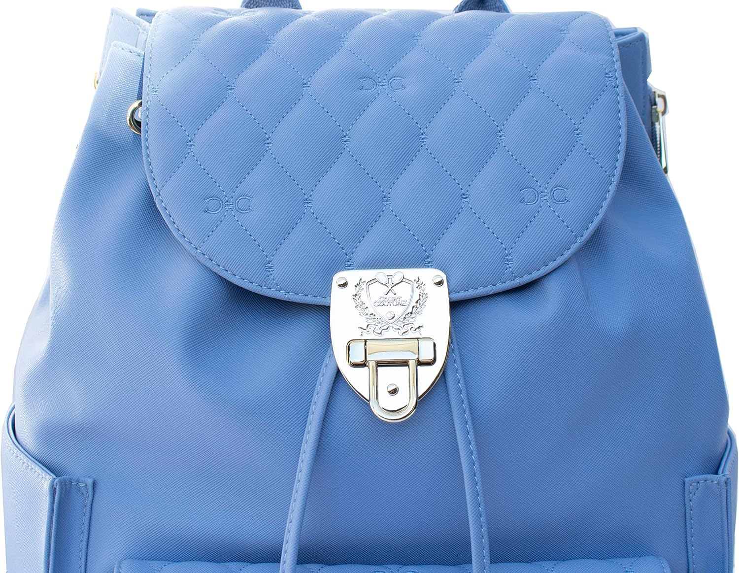 Court Couture Hampton Embroidery Blue Tennis/Pickleball Backpack