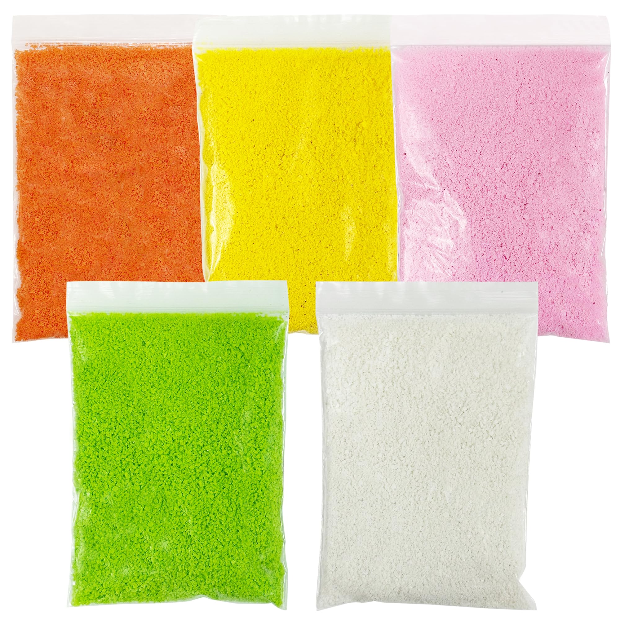 Cayway 5 Color Tree Powder Model, Simulation Tree Powder, Simulation Flower Modelling Powder, DIY Model Trees Basing Material Kit for Building Model Railway Fairy Garden Diorama Scenery