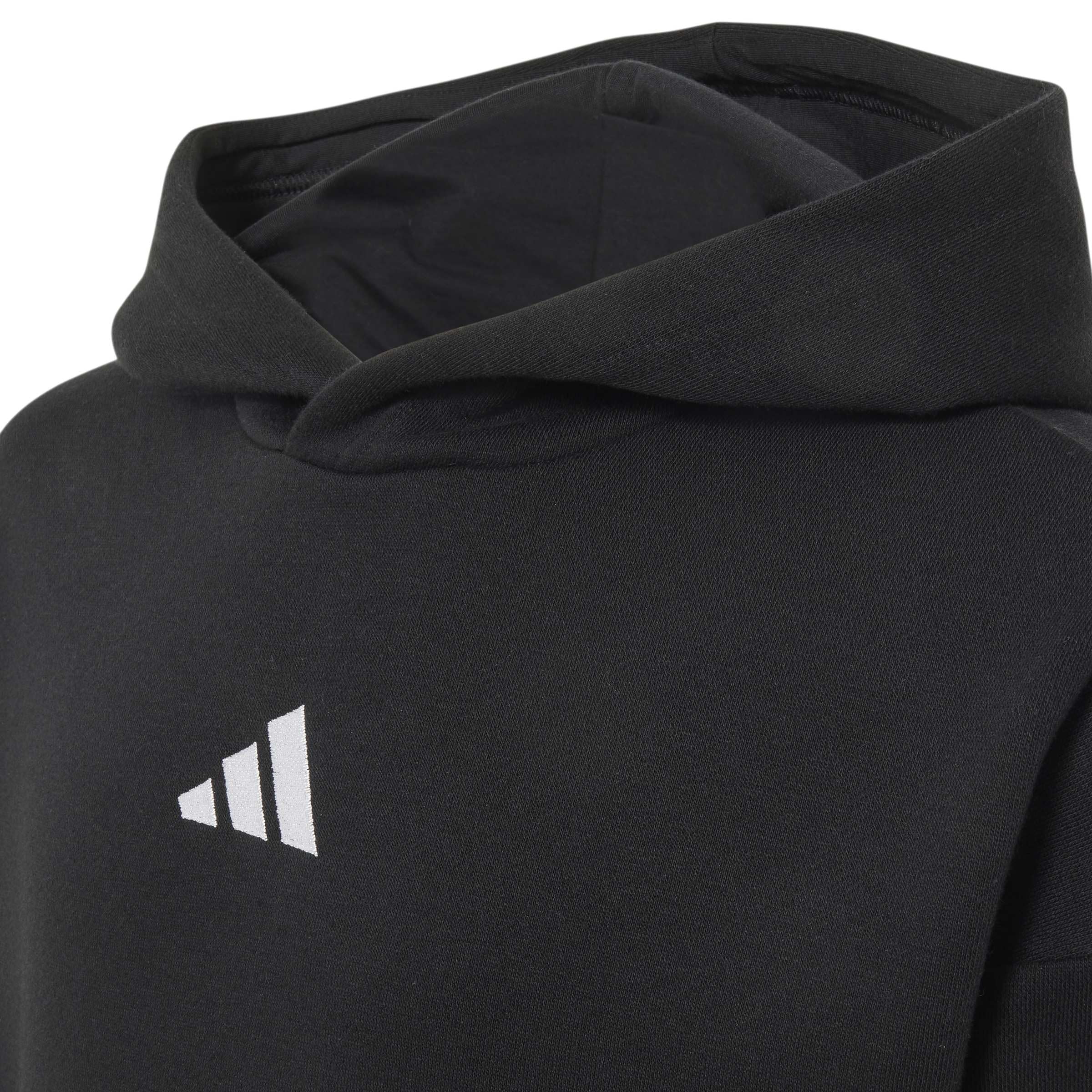 adidas Bambini e ragazzi Boys 3 Stripes Essentials Fleece Track_Suit, black, 13-14 Years