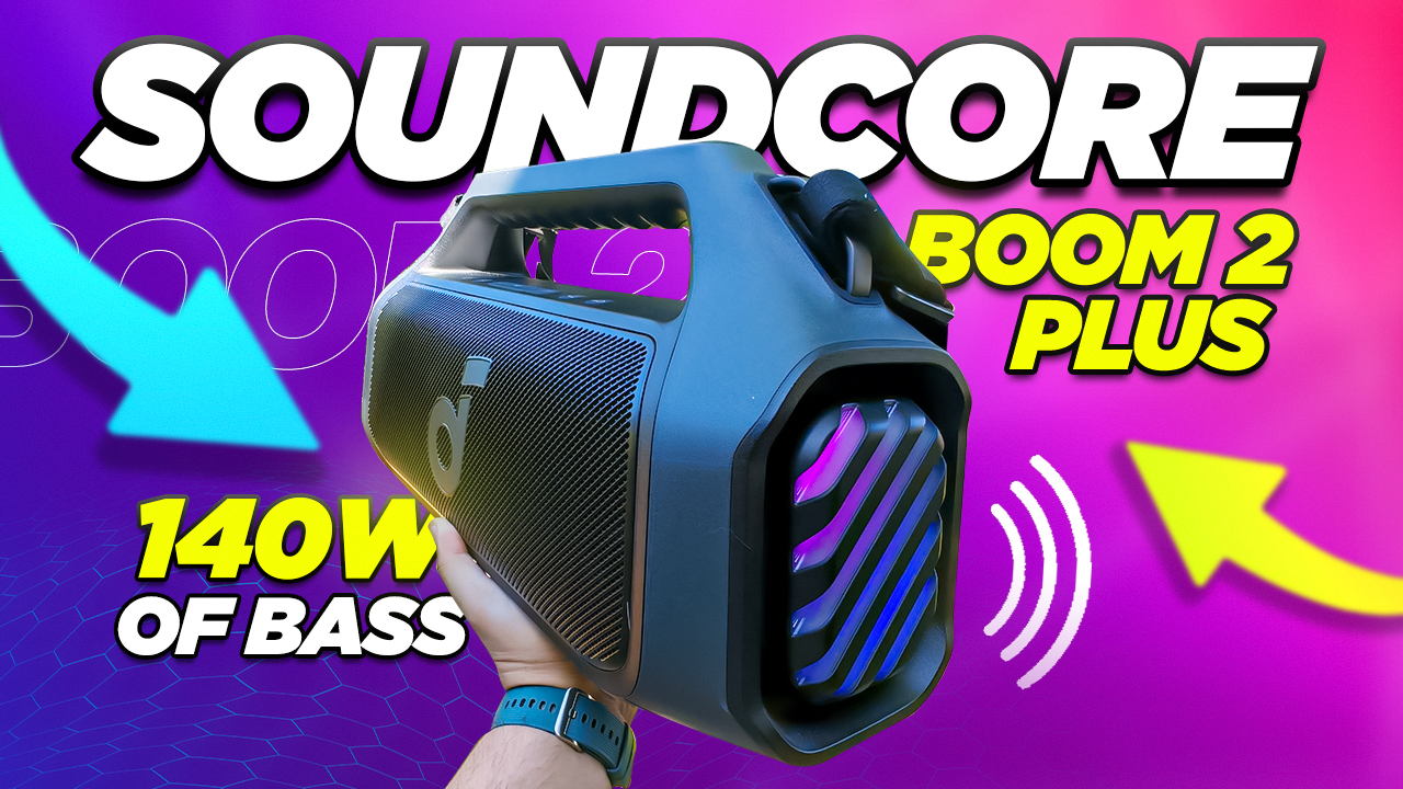 Watch Soundcore Boom 2 Plus Speaker, 140W RGB Bass Power on Amazon
