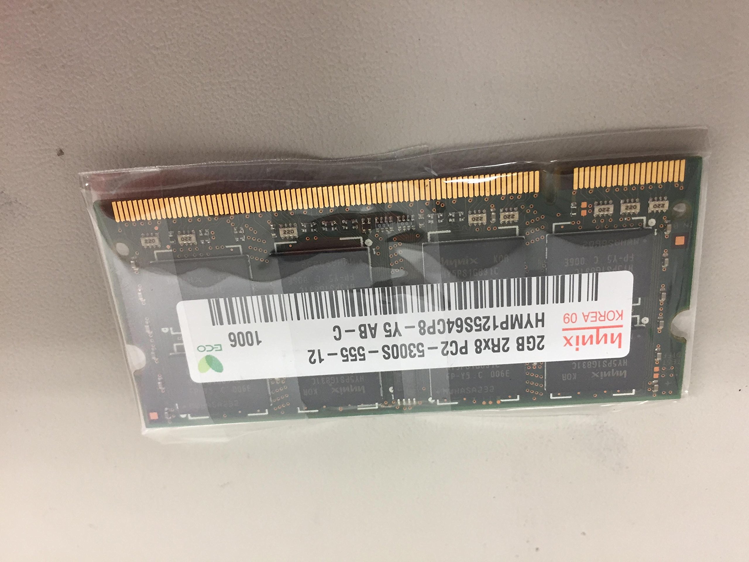 HYNIX HYMP125S64CP8-Y5 2GB 2Rx8 DDR2 PC2-5300 204P SODIMM at