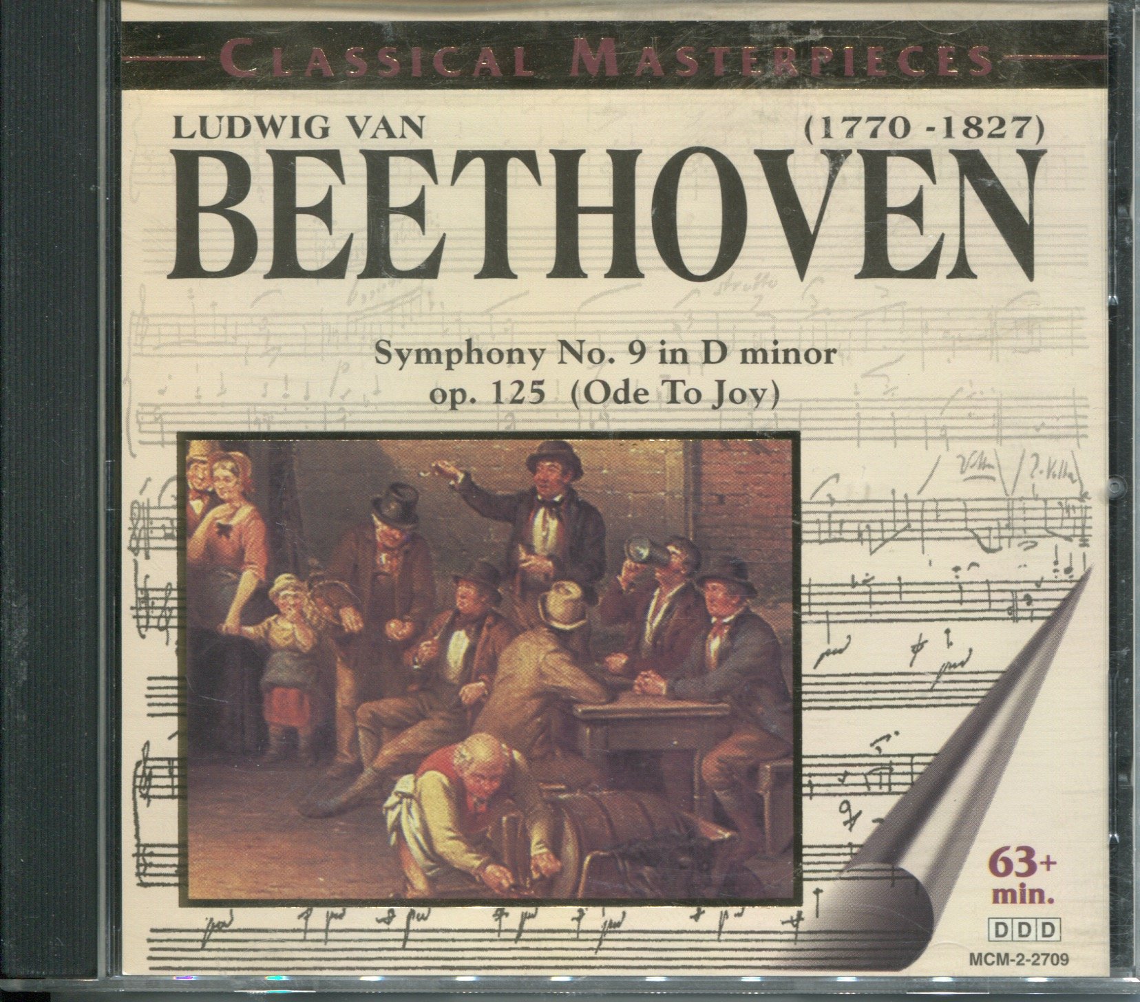 BEETHOVEN: SYMPHONY NO. 9 IN D MINOR op 125 (Ode to Joy) [Audio CD]