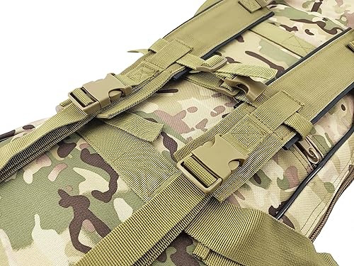 Vista 35 de Silfrae Rifle Backpack Soft Rifle Cases Shotgun Bag Tactical Rifle Case Shotgun Mochila Gun Case Arena