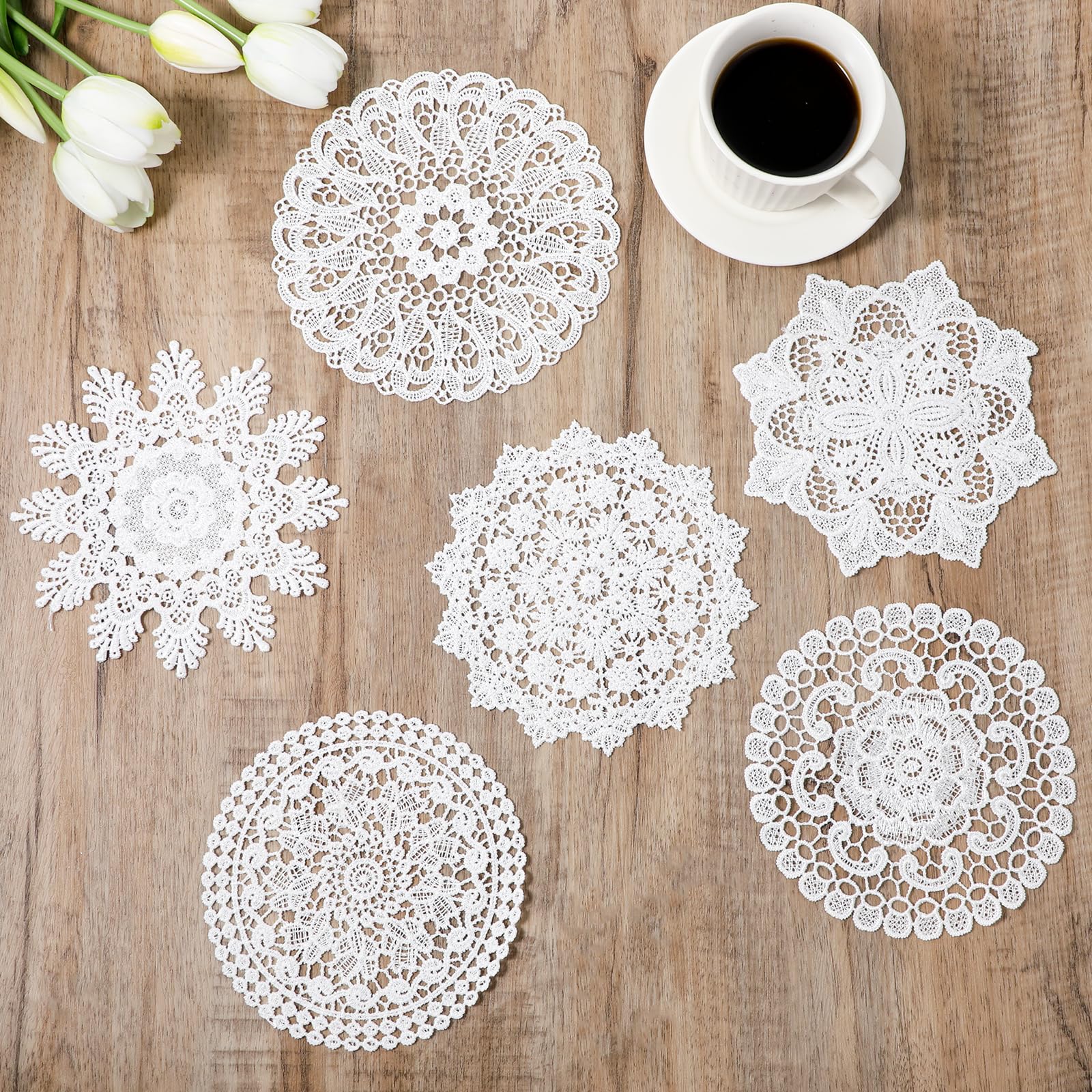 lace dressing table mats uk Beige Cotton Lace Table Runner, Hollow Hand-woven Placemat With Tassel, Dining Coffee Table Mat, TV Cabinet Dresser Scarf, French Romantic Style(Size:40280cm) : Amazon.co.uk: Home & Kitchen