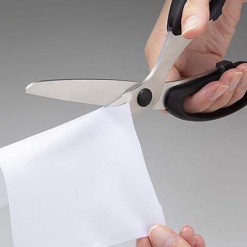 Miniatura 2 de Allex Tijeras de tela japonesa con tapa, tijeras de coser a medida de 8.25 pulgadas, hechas en Japón, tijeras de modista profesional medianas